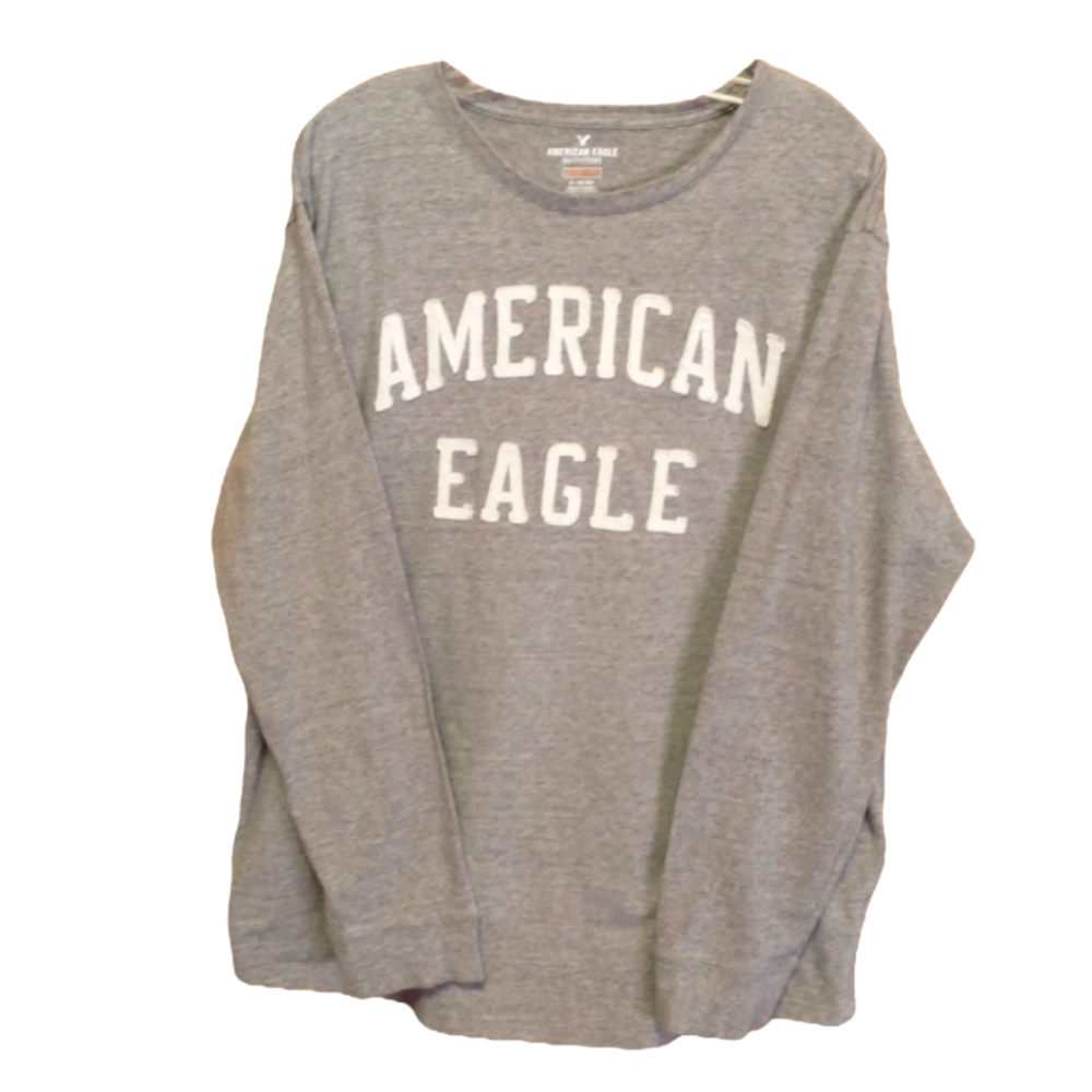 American Eagle Outfitters Soft Vintage Fit Active Flex Long Sleeve Shirt SZ XL